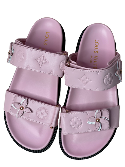 Pink Floral Double Strap